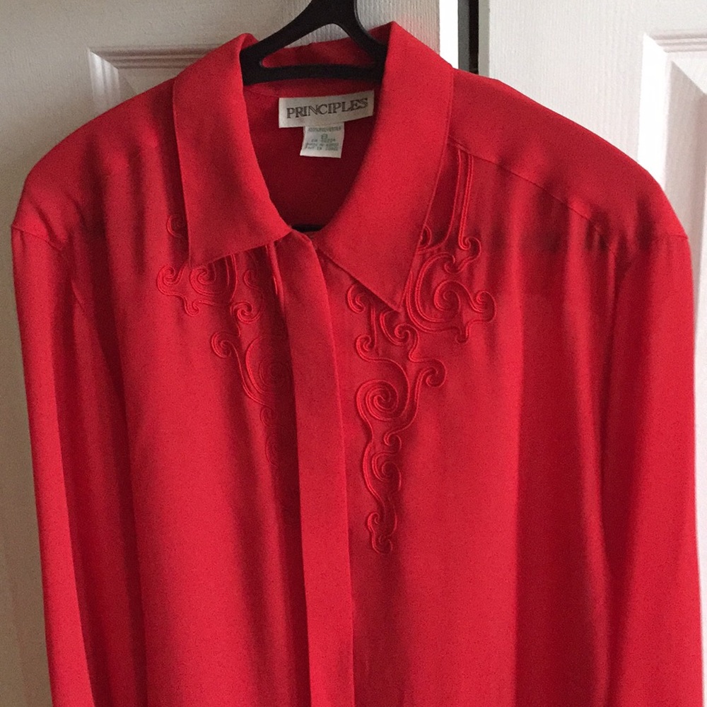 ❤️ PRINCIPLES red blouse - Picture 3 of 9